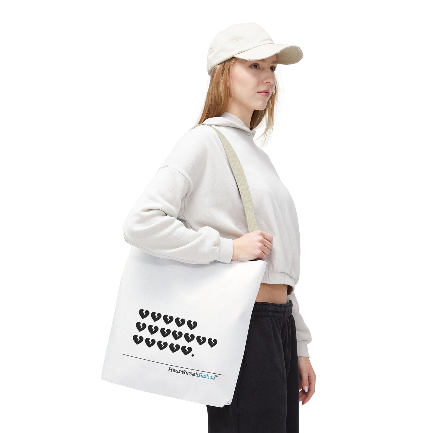 "Hieroglyph Heartbreak Haiku" Tote Bag