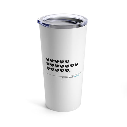 "Hieroglyph Heartbreak Haiku" Hot and Cold Tumbler (20oz)