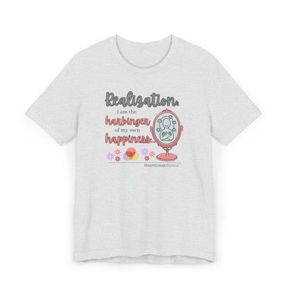 Harbinger of Happiness Haiku - Lightweight Jersey T-Shirt