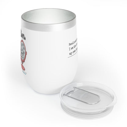 Harbinger of Happiness Haiku - Chill Wine Tumbler (Dual-design printing)