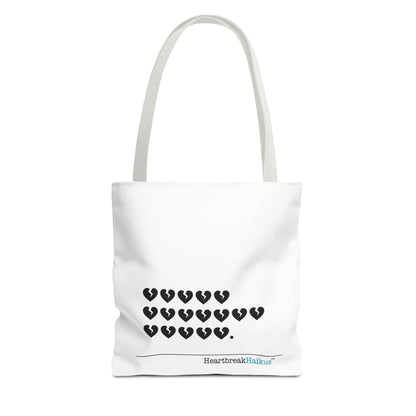 "Hieroglyph Heartbreak Haiku" Tote Bag