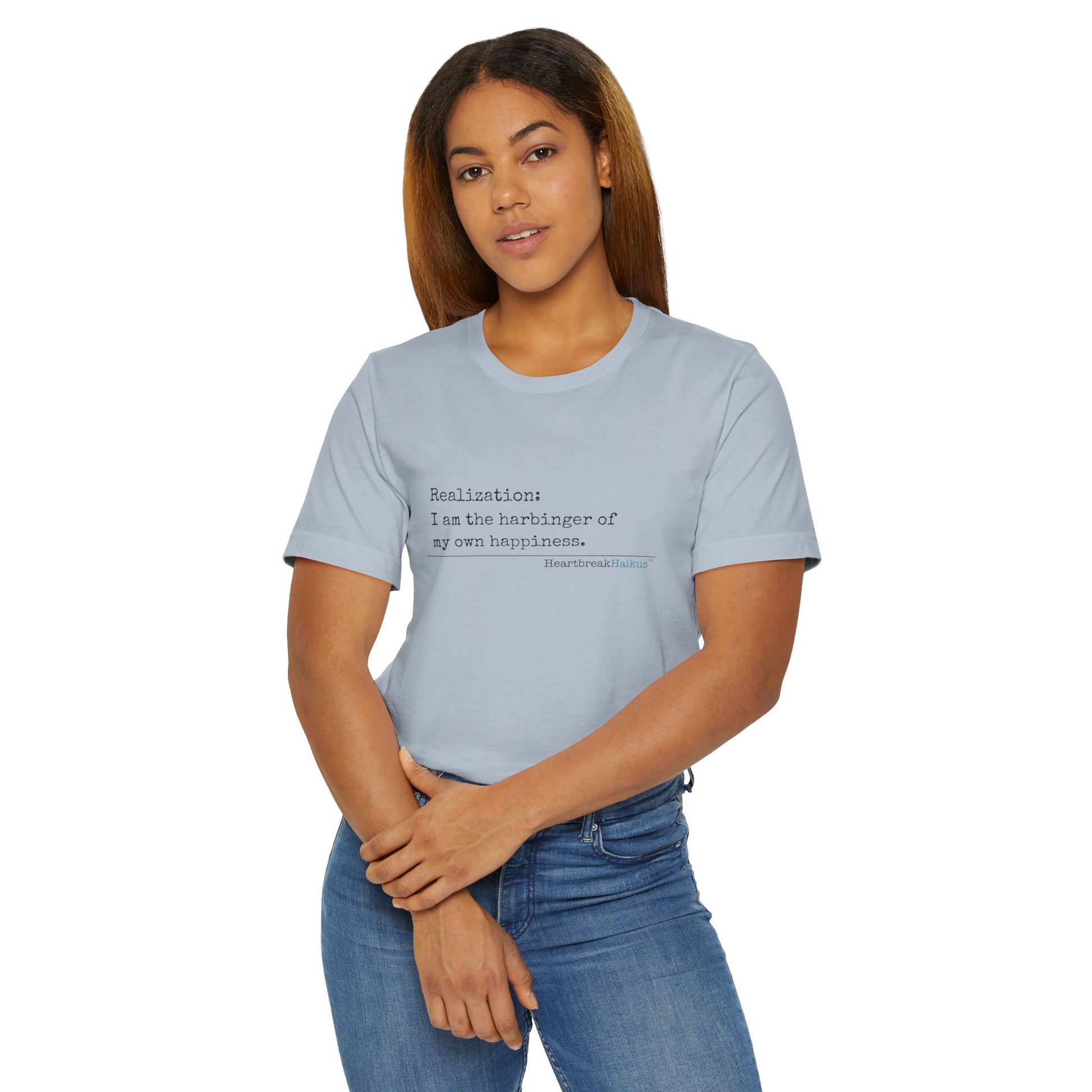 This classic unisex jersey short sleeve tee fits like a well-loved favorite. Soft cotton and quality print make users fall in love with it over and over again. These t-shirts have-ribbed knit collars to bolster shaping. The shoulders are tapered for a bet