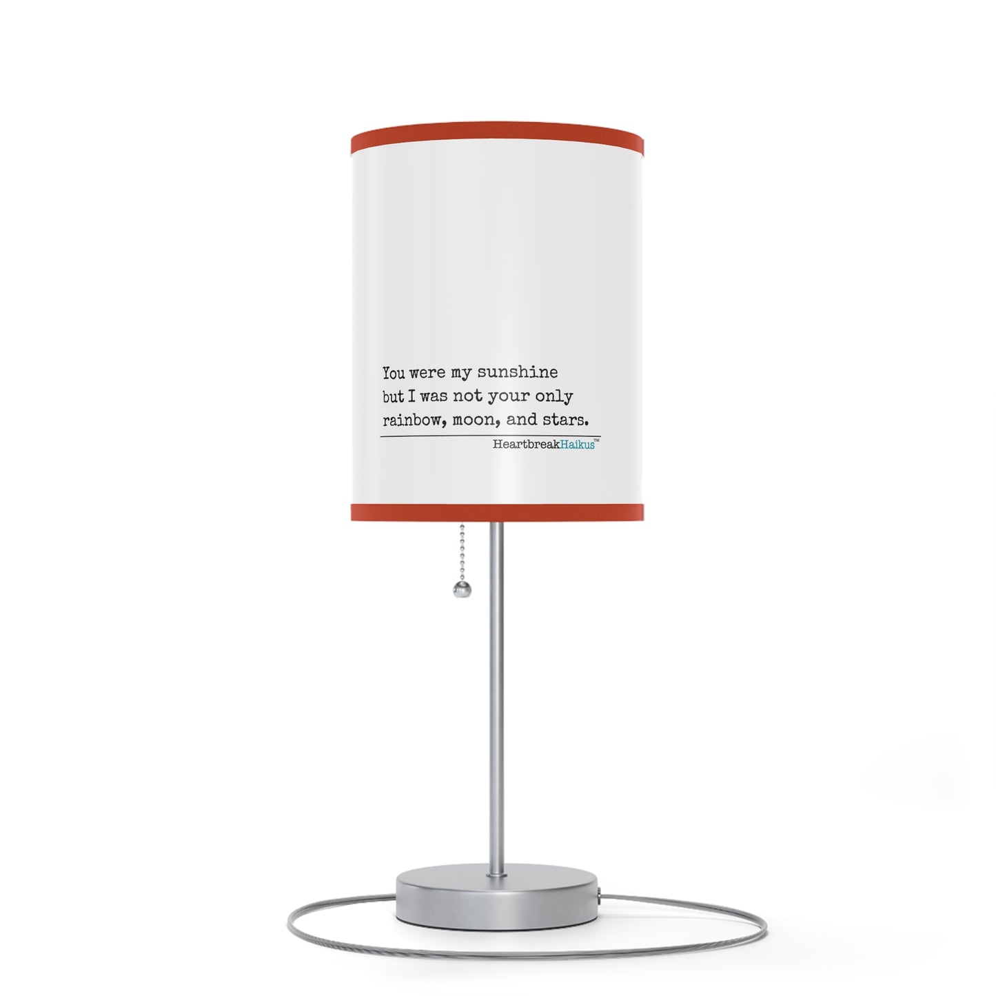 You Were My Sunshine Haiku - Modern Table Lamp