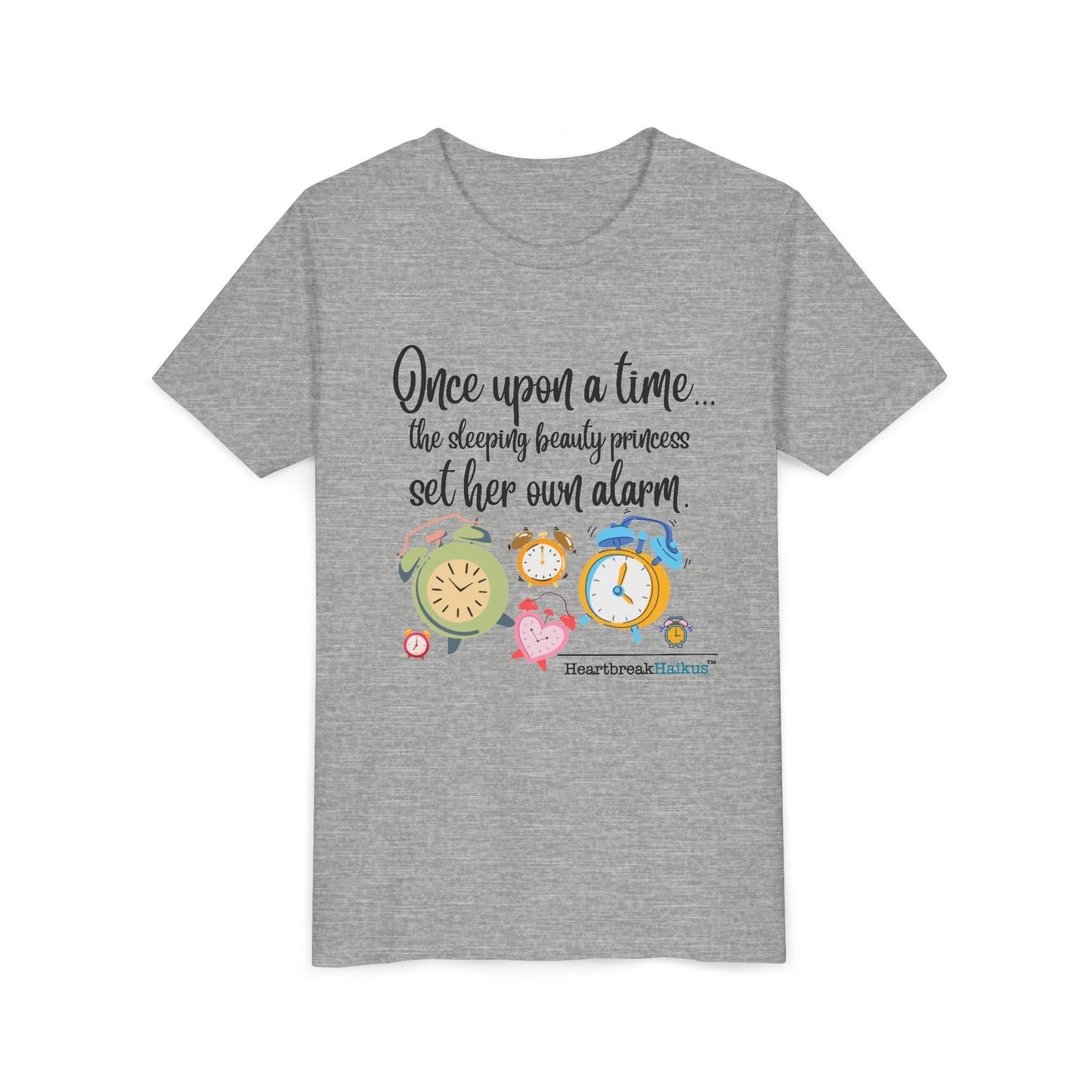 Sleeping Beauty's Alarm Haiku - Youth Short Sleeve Tee