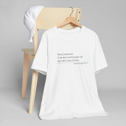 This classic unisex jersey short sleeve tee fits like a well-loved favorite. Soft cotton and quality print make users fall in love with it over and over again. These t-shirts have-ribbed knit collars to bolster shaping. The shoulders are tapered for a bet
