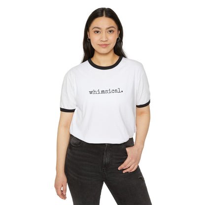 Whimsical. University Ringer Tee - (The One Word Collection)