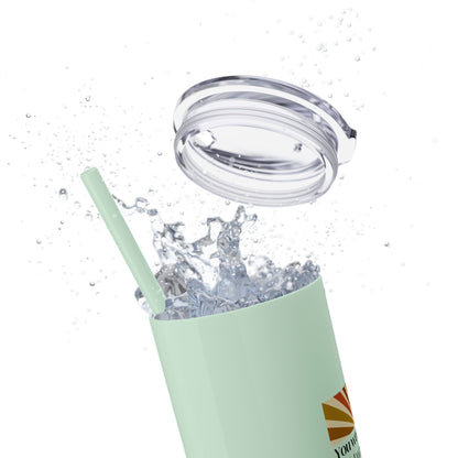 You Were My Sunshine Haiku - Skinny Venti Tumbler with Eco-Friendly, Reusable, Matching Straw, 20oz