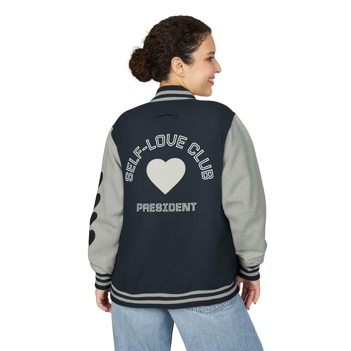 Self-Love Club President - Letterman-Style Jacket