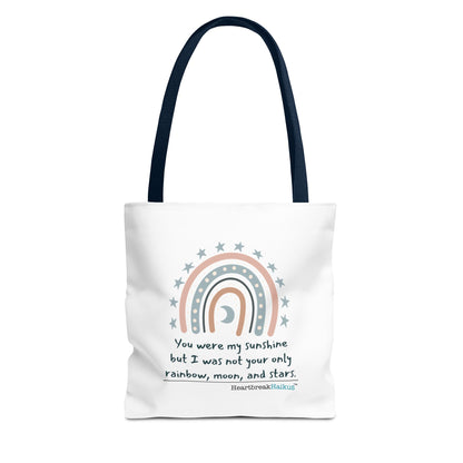 You Were My Sunshine Haiku - Tote Bag (Dual-sided print - Pastel Design)