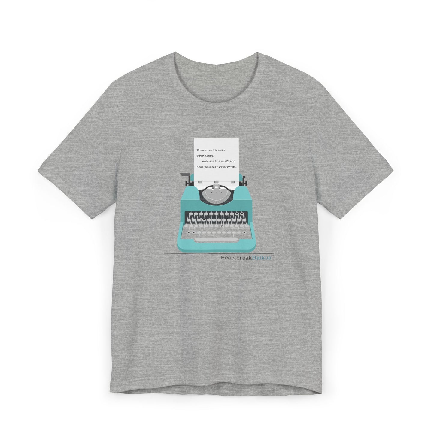 Heal Yourself with Words Haiku - Lightweight Jersey T-Shirt