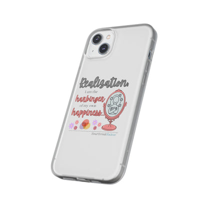 Harbinger of Happiness Haiku - Semi-Transparent Flexible iPhone Case