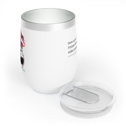 Prince Charming's Poison Kisses Haiku - Chill Wine Tumbler (Dual-design print)