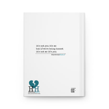 It's Not Me/You Haiku - Hardcover Journal (Dual-Design, Rainbow Heartbreak Collection)