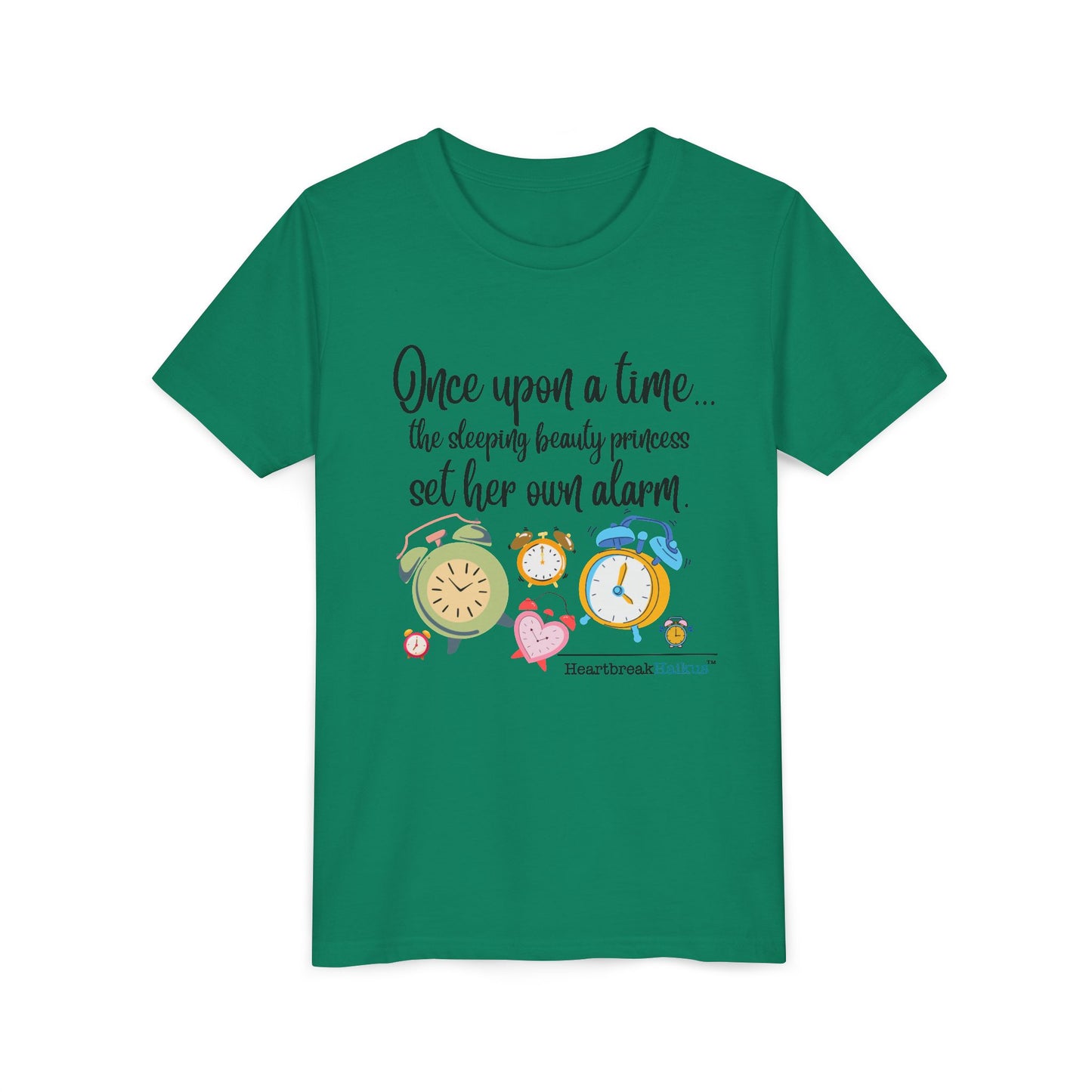 Sleeping Beauty's Alarm Haiku - Youth Short Sleeve Tee