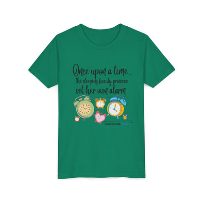 Sleeping Beauty's Alarm Haiku - Youth Short Sleeve Tee