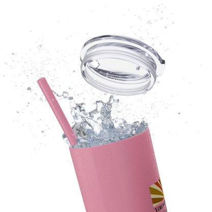 You Were My Sunshine Haiku - Skinny Venti Tumbler with Eco-Friendly, Reusable, Matching Straw, 20oz