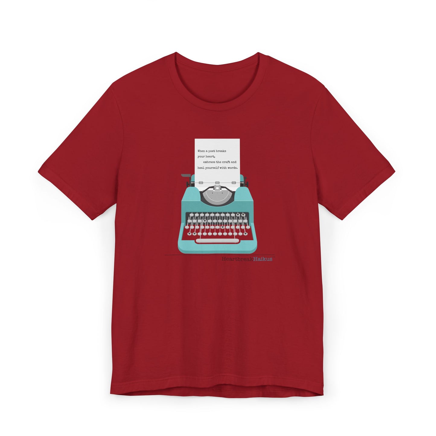Heal Yourself with Words Haiku - Lightweight Jersey T-Shirt