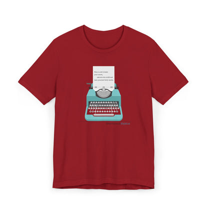 Heal Yourself with Words Haiku - Lightweight Jersey T-Shirt