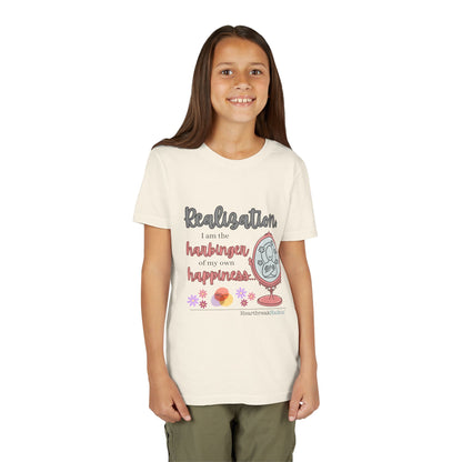Harbinger of Happiness Haiku - Youth Medium-Weight Happiness Tee