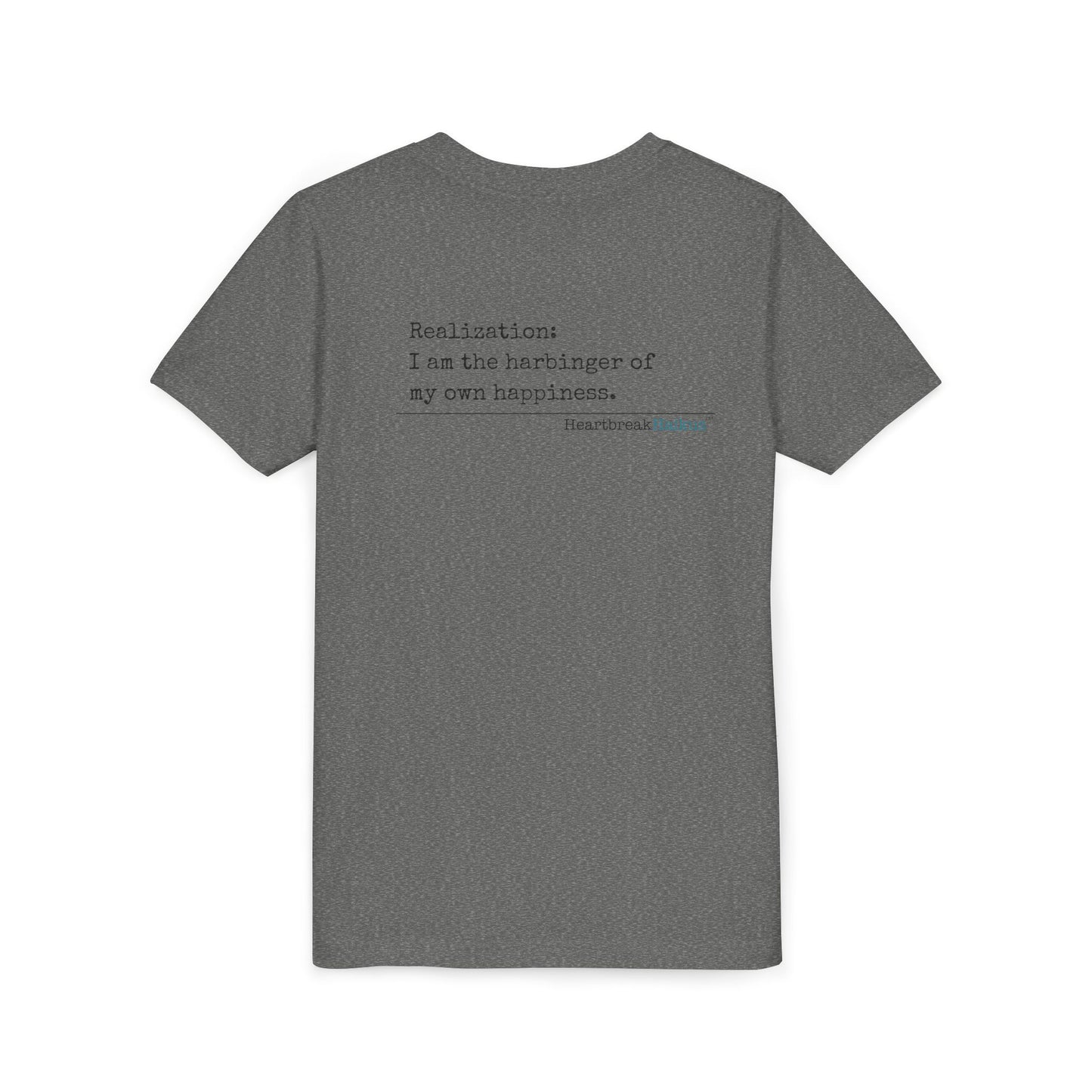 Harbinger of Happiness Haiku - Youth Medium-Weight Happiness Tee