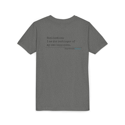 Harbinger of Happiness Haiku - Youth Medium-Weight Happiness Tee