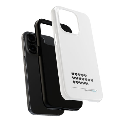 Hieroglyph Heartbreak Haiku Tough Phone Cases (white)