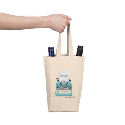 Heal Yourself with Words Haiku - Double Wine Tote Bag