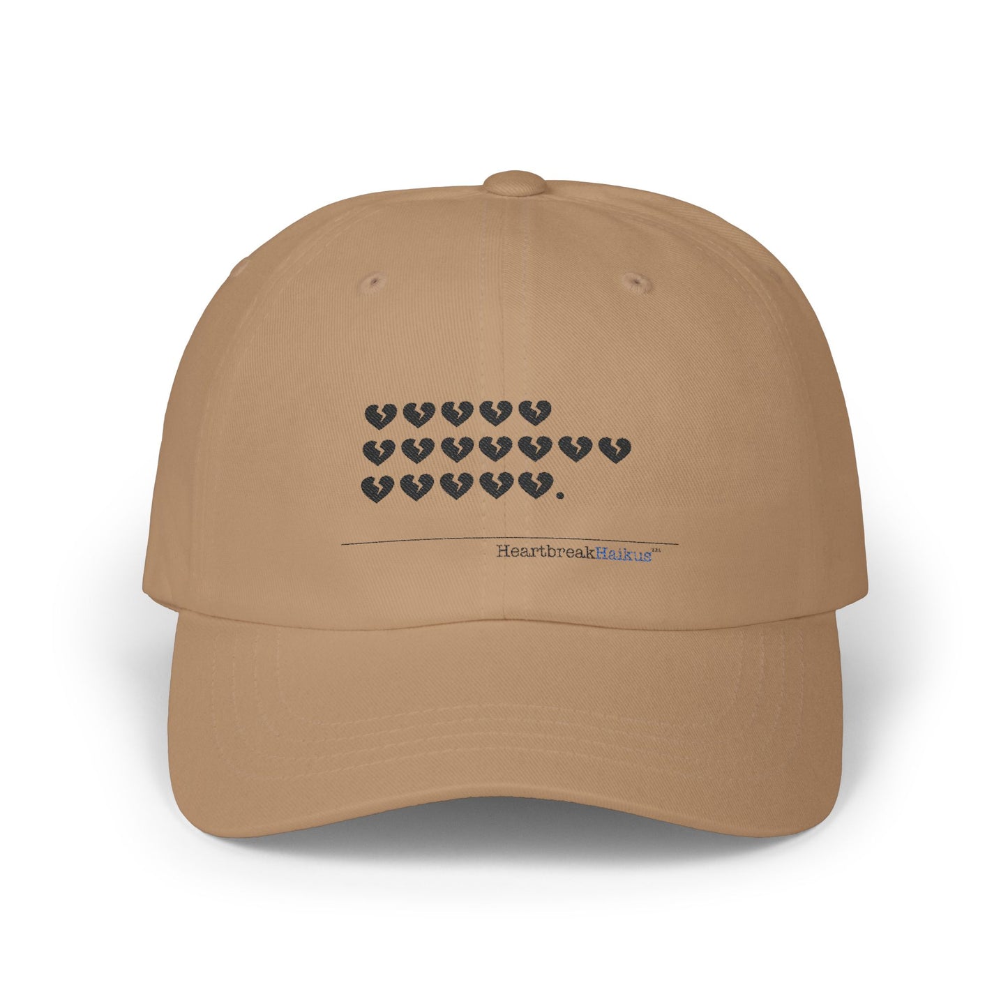 Hieroglyph Heartbreak Haiku - Classic Adjustable Cap (Only Hearts Collection)