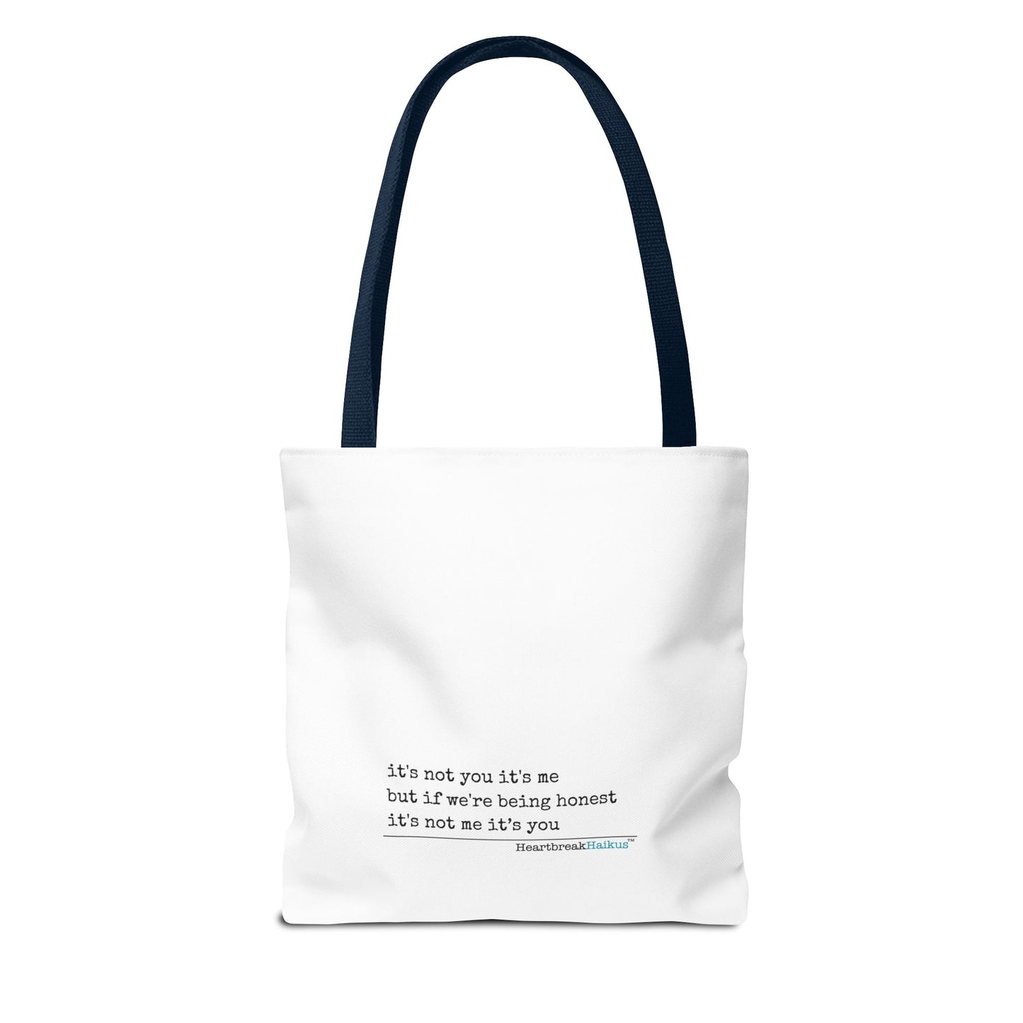 It's Not You/Me Haiku - Tote Bag (Rainbow Hearts Collection)