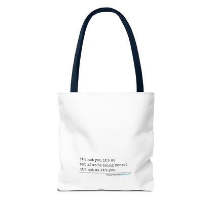 It's Not You/Me Haiku - Tote Bag (Rainbow Hearts Collection)