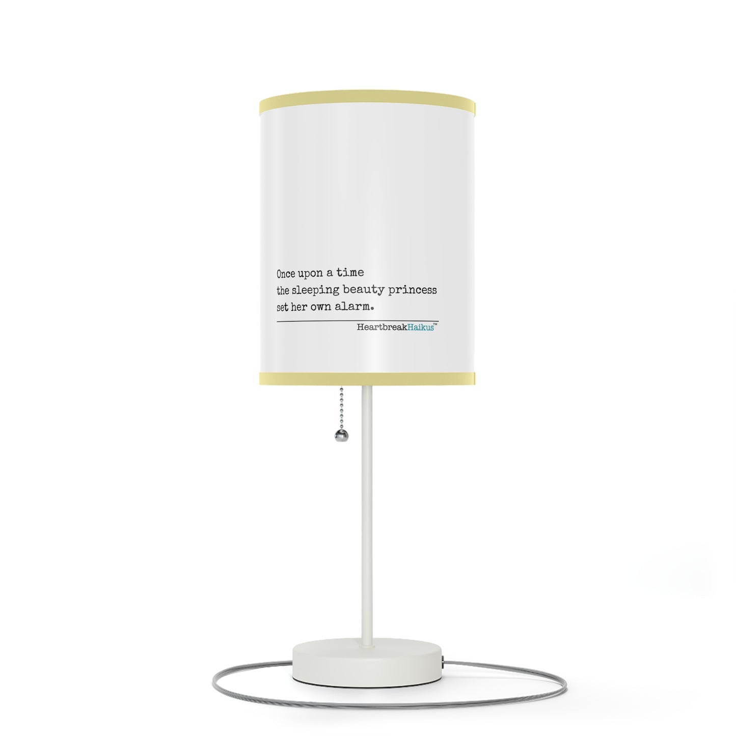 Sleeping Beauty's Alarm Haiku - Modern Table Lamp