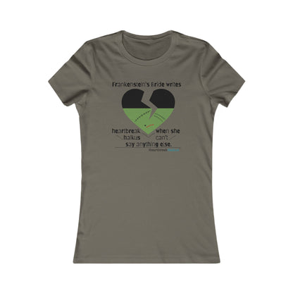 Frankenstein's Bride Writes Heartbreak Haikus - Slim-Fit T-Shirt