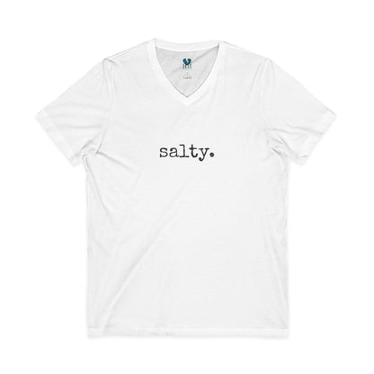 Salty - Jersey Short Sleeve V-Neck Tee (The One Word Collection)
