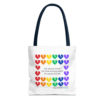 It's Not You/Me Haiku - Tote Bag (Rainbow Hearts Collection)