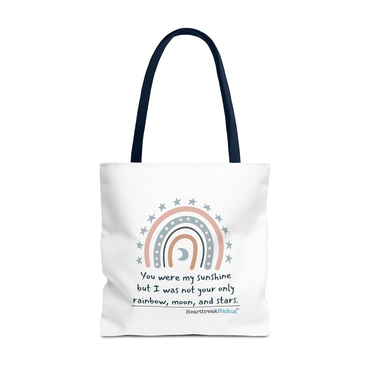 You Were My Sunshine Haiku - Tote Bag (Dual-sided print - Pastel Design)