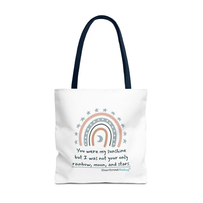 You Were My Sunshine Haiku - Tote Bag (Dual-sided print - Pastel Design)