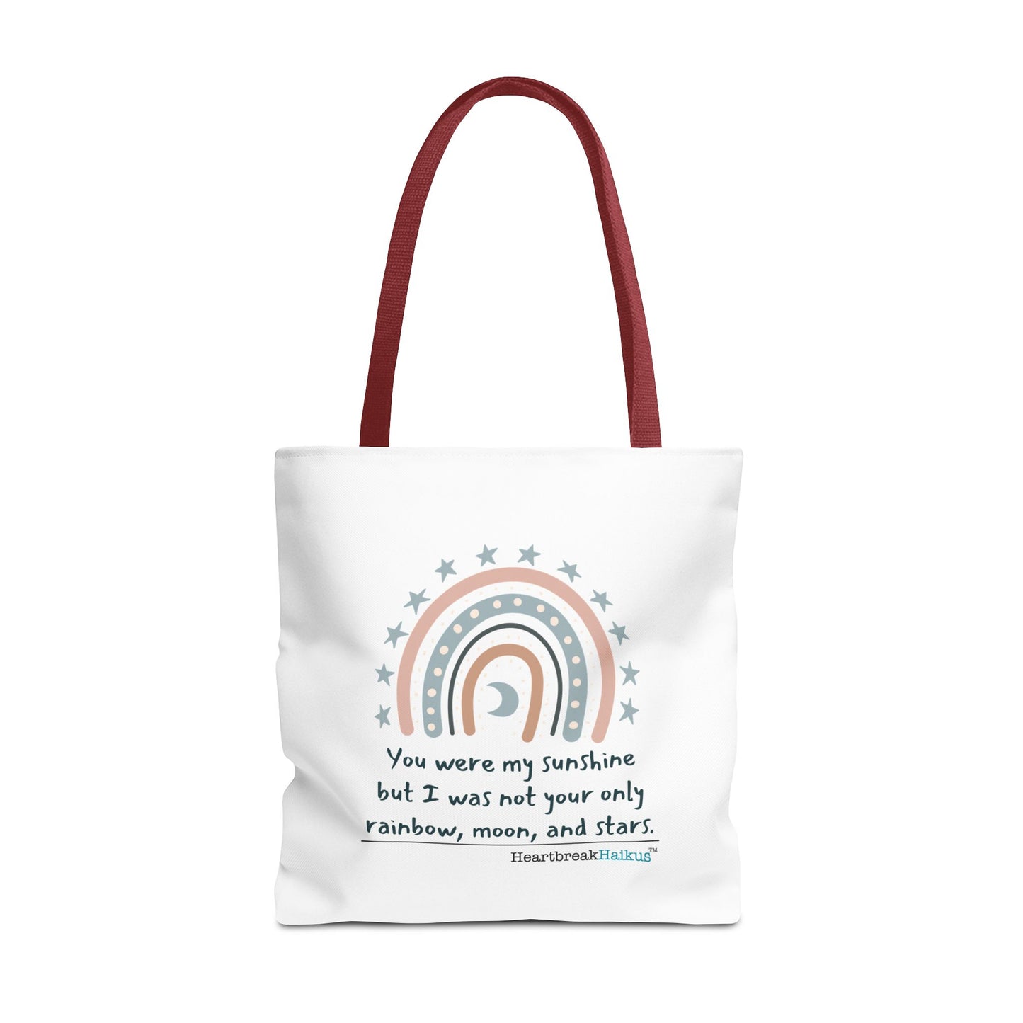 You Were My Sunshine Haiku - Tote Bag (Dual-sided print - Pastel Design)