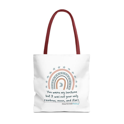 You Were My Sunshine Haiku - Tote Bag (Dual-sided print - Pastel Design)