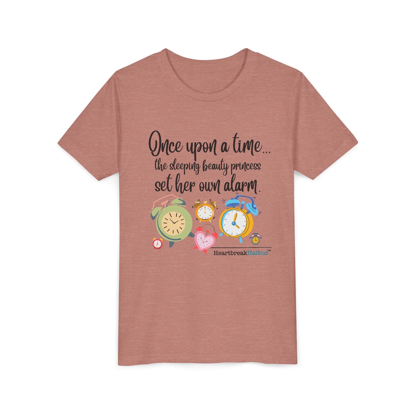 Sleeping Beauty's Alarm Haiku - Youth Short Sleeve Tee