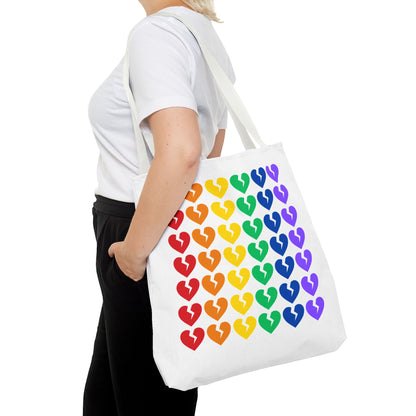 It's Not You/Me Haiku - Tote Bag (Rainbow Heartbreak Collection - Only Hearts Design)