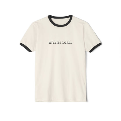Whimsical. University Ringer Tee - (The One Word Collection)