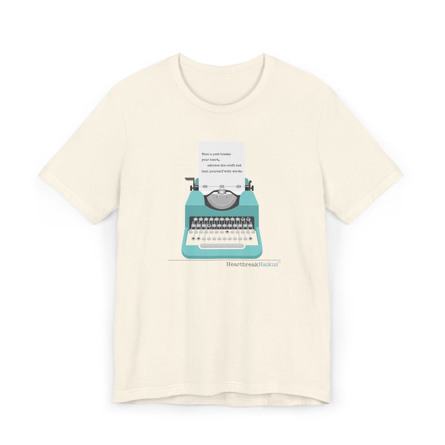 Heal Yourself with Words Haiku - Lightweight Jersey T-Shirt