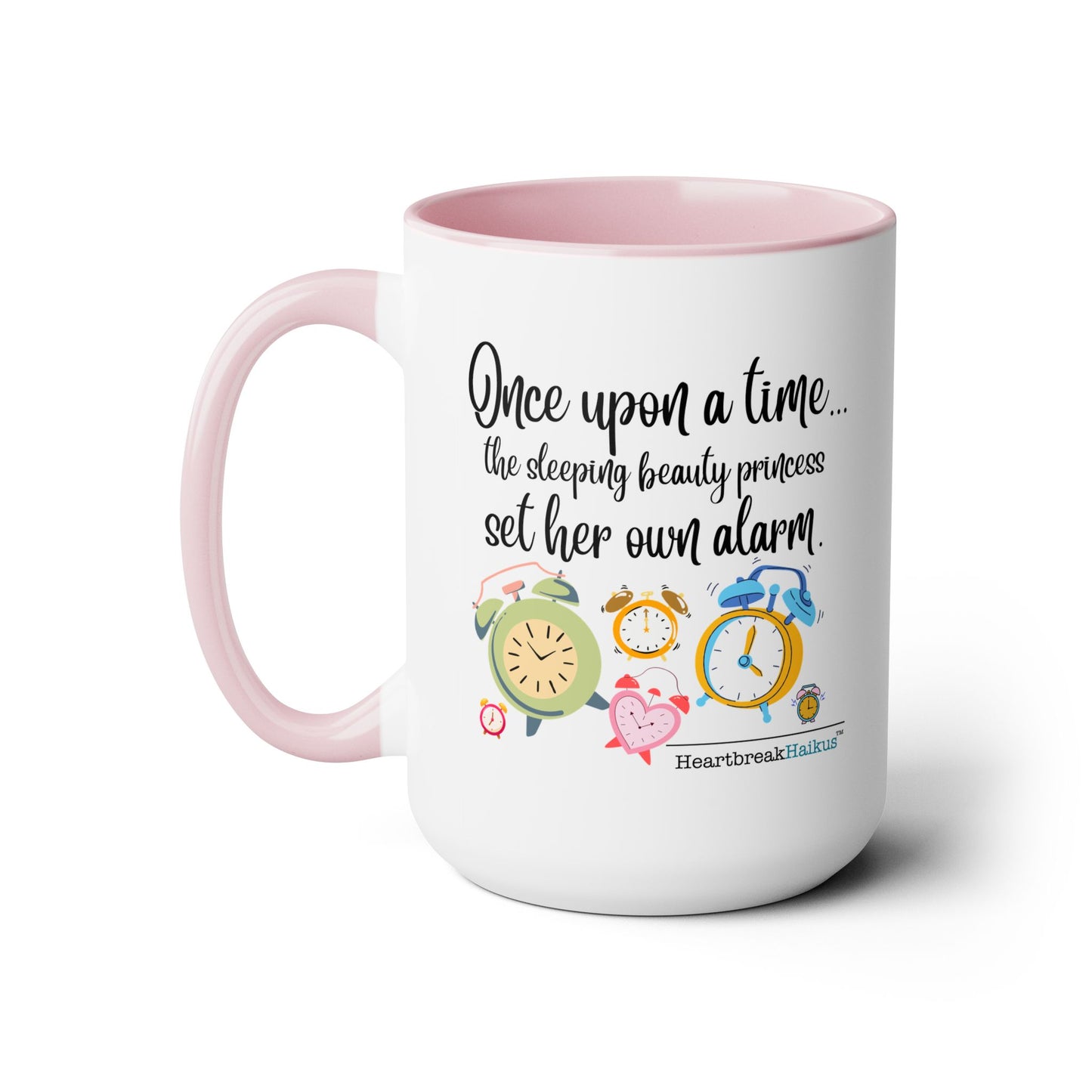 Sleeping Beauty's Alarm - Two-Tone, Coffee Mug, 15oz - Dual-Sided Printing