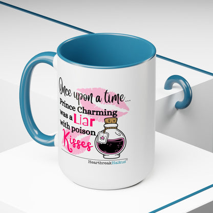 Prince Charming's Poison Kisses - Two-Tone, Coffee Mug, 15oz - Dual-Sided Printing