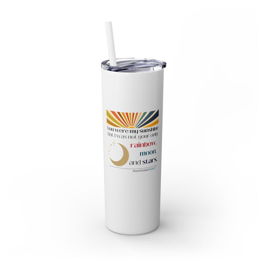 You Were My Sunshine Haiku - Skinny Venti Tumbler with Eco-Friendly, Reusable, Matching Straw, 20oz