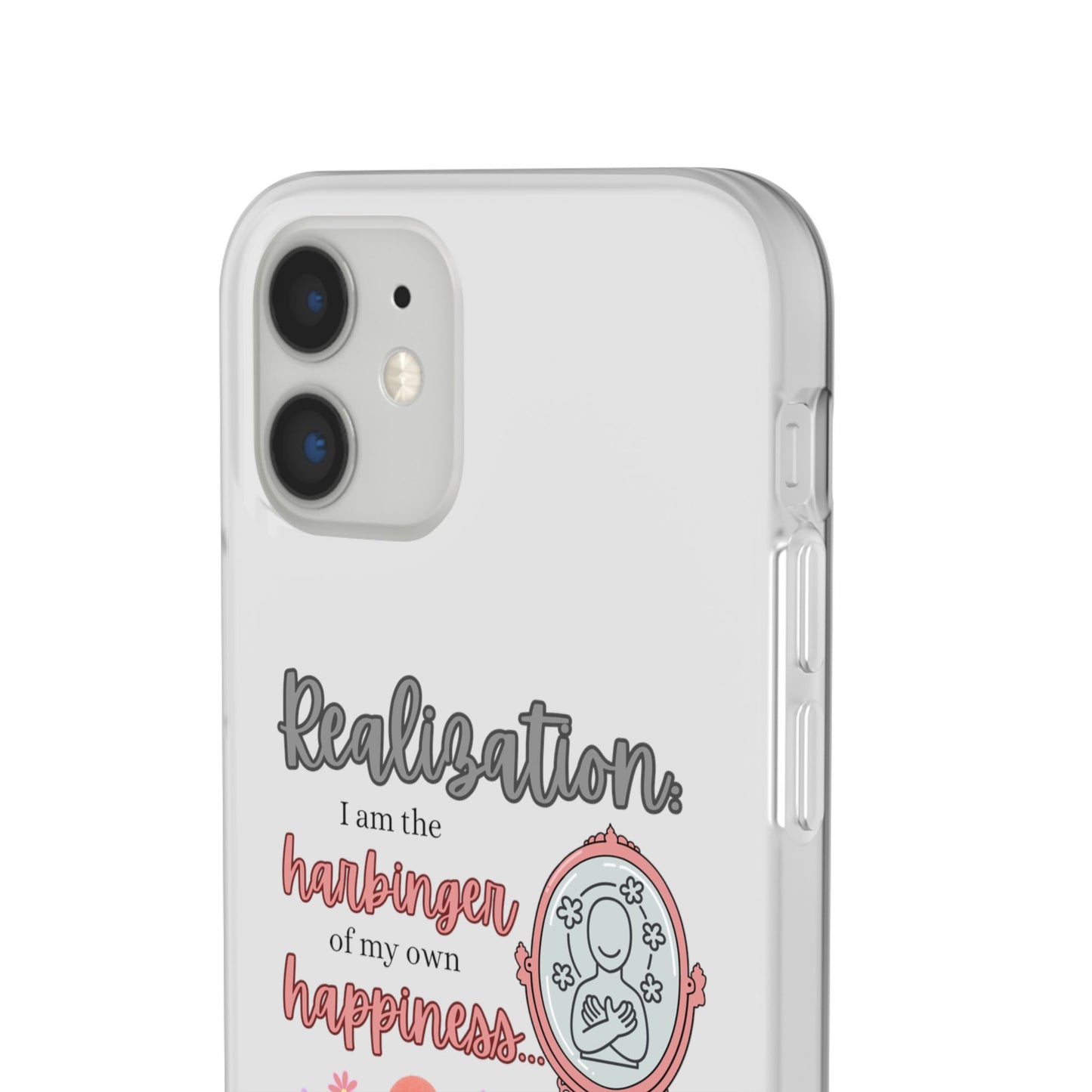 Harbinger of Happiness Haiku - Semi-Transparent Flexible iPhone Case