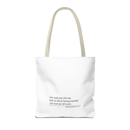 It's Not You/Me Haiku - Tote Bag (Rainbow Hearts Collection)