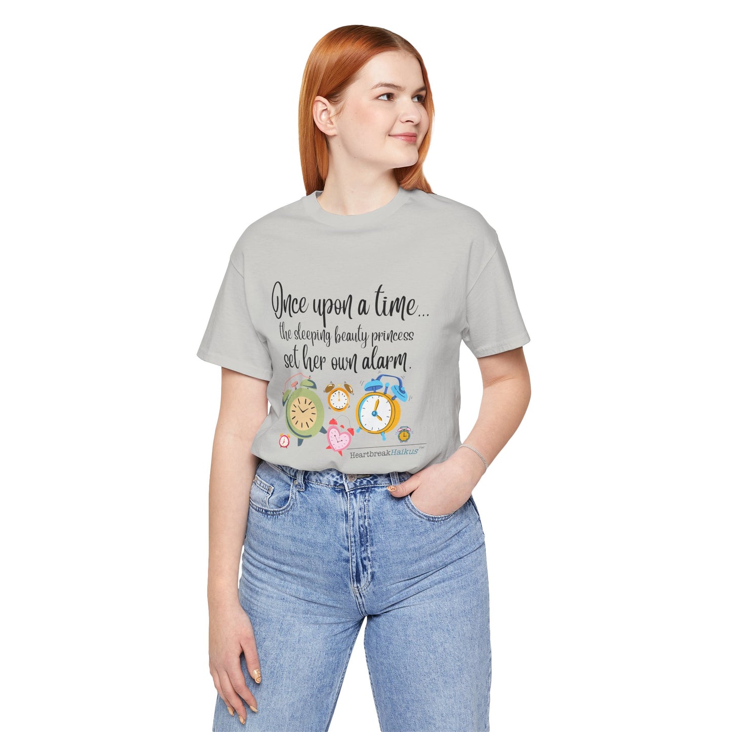 Sleeping Beauty's Alarm Haiku - Short Sleeve T-Shirt