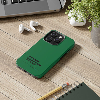 Hieroglyph Heartbreak Haiku Tough Phone Cases (evergreen)
