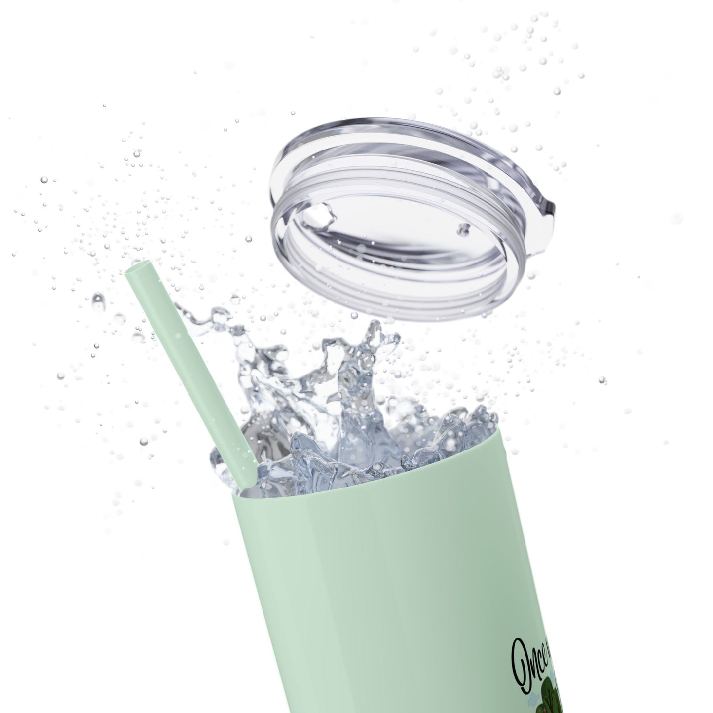 Jack and Jill Divorced Haiku - Skinny Venti Tumbler with Eco-Friendly, Reusable, Matching Straw, 20oz